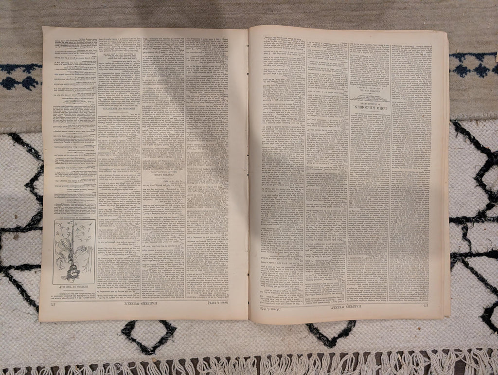 1872 April Fools Day Harper's Weekly April 06 Nast Supreme Court