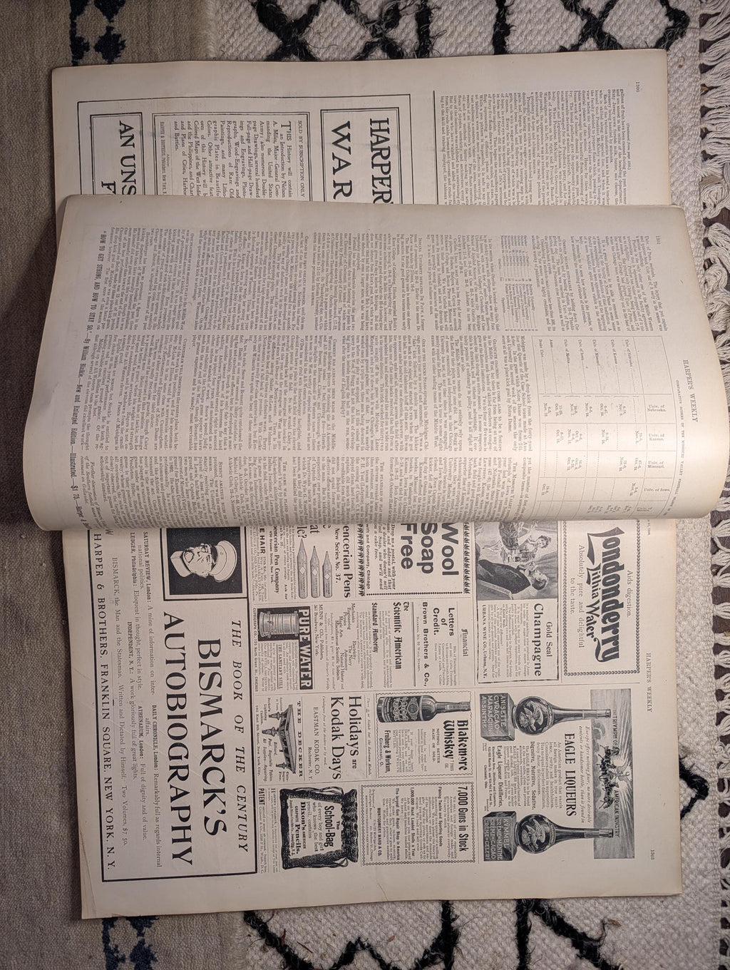1898 McKinley at Tuskegee & Atlanta, Night at the Opera, Chicago Rail — Dec 31