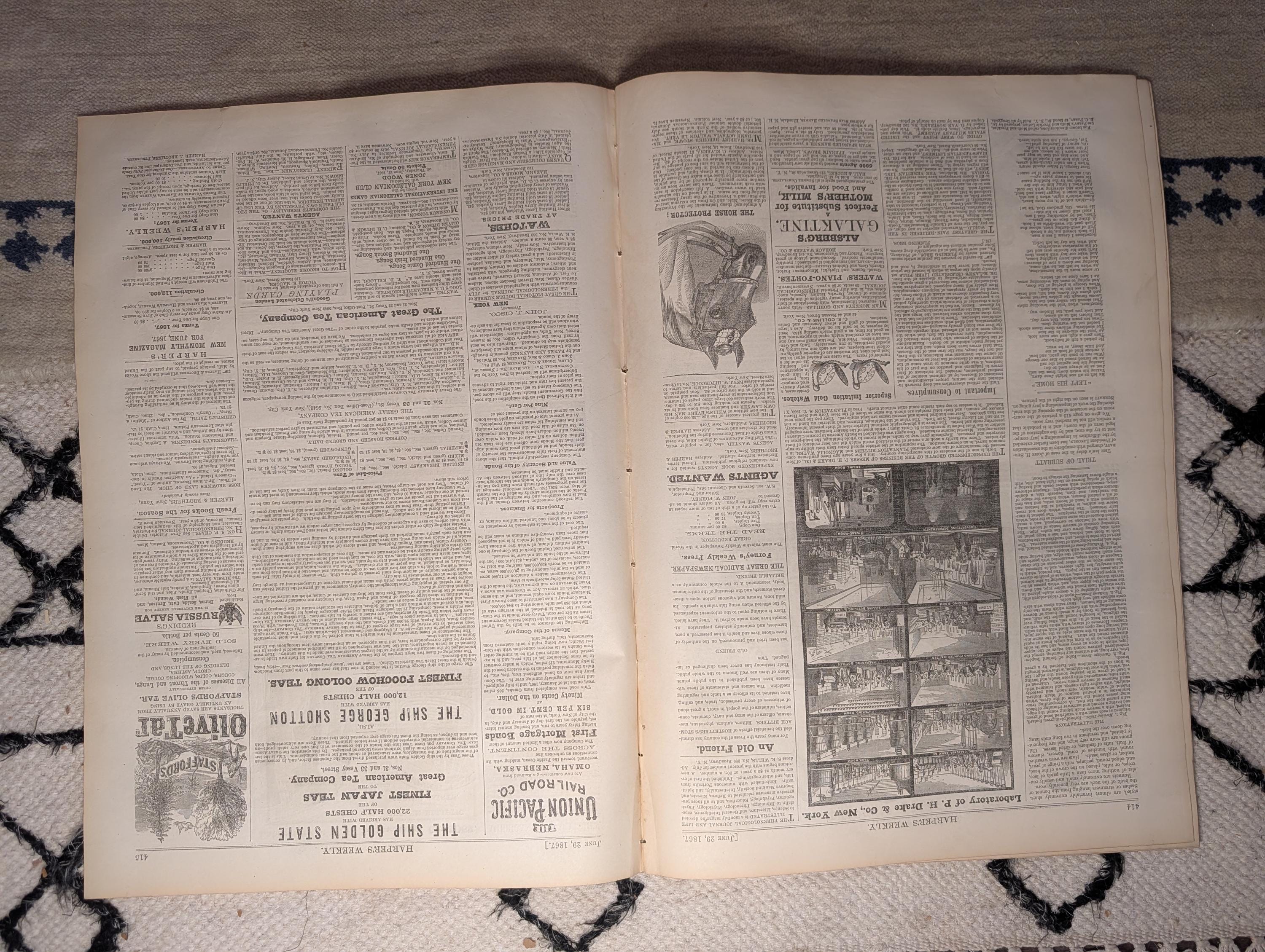 1867 Paul Revere's Ride & Poem, Custer's Scouts, Surratt Lincoln Trial — Jun 29