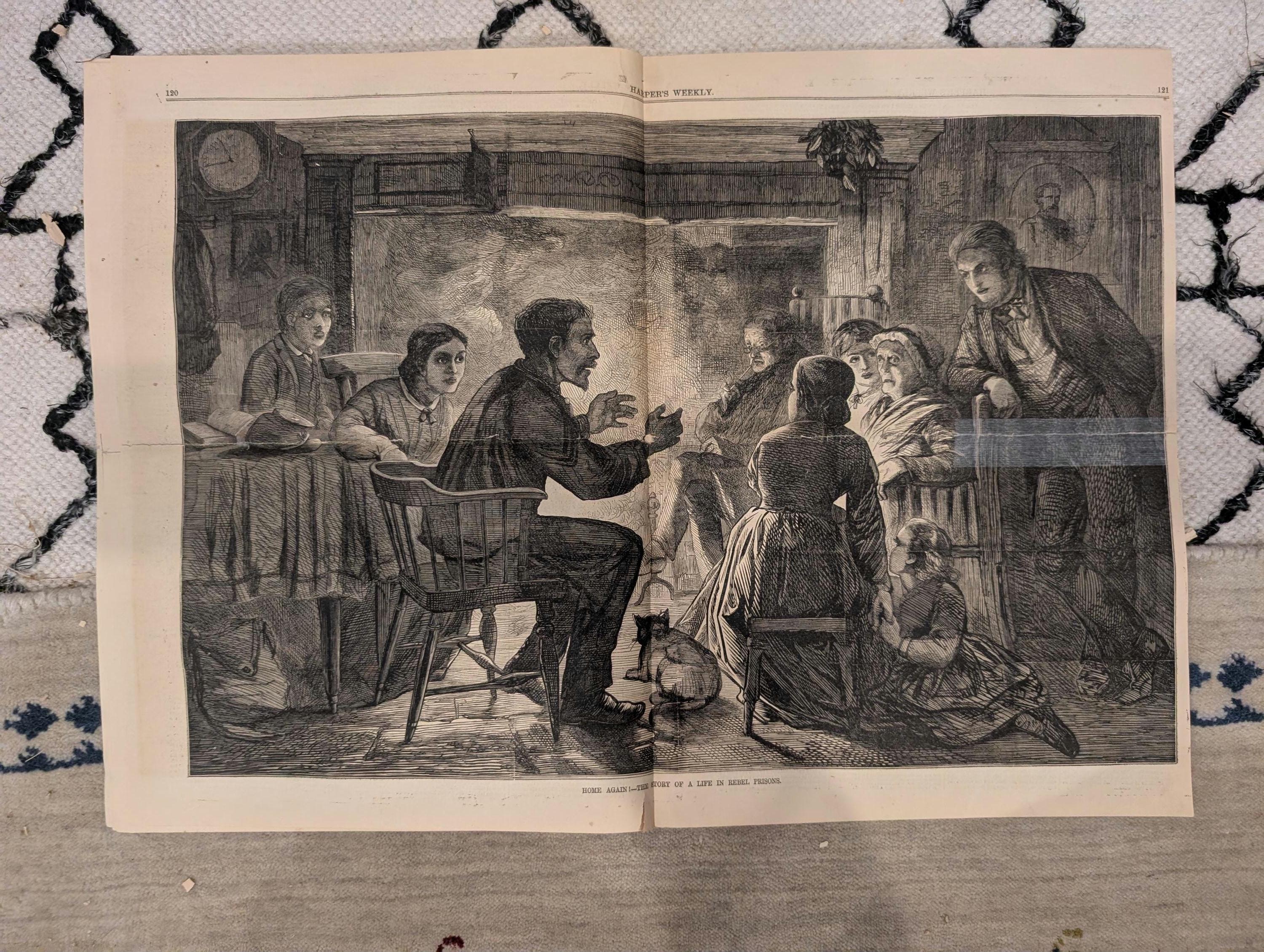 1865 John Rock Supreme Court Harper's Weekly Feb 25 Petersburg Fire