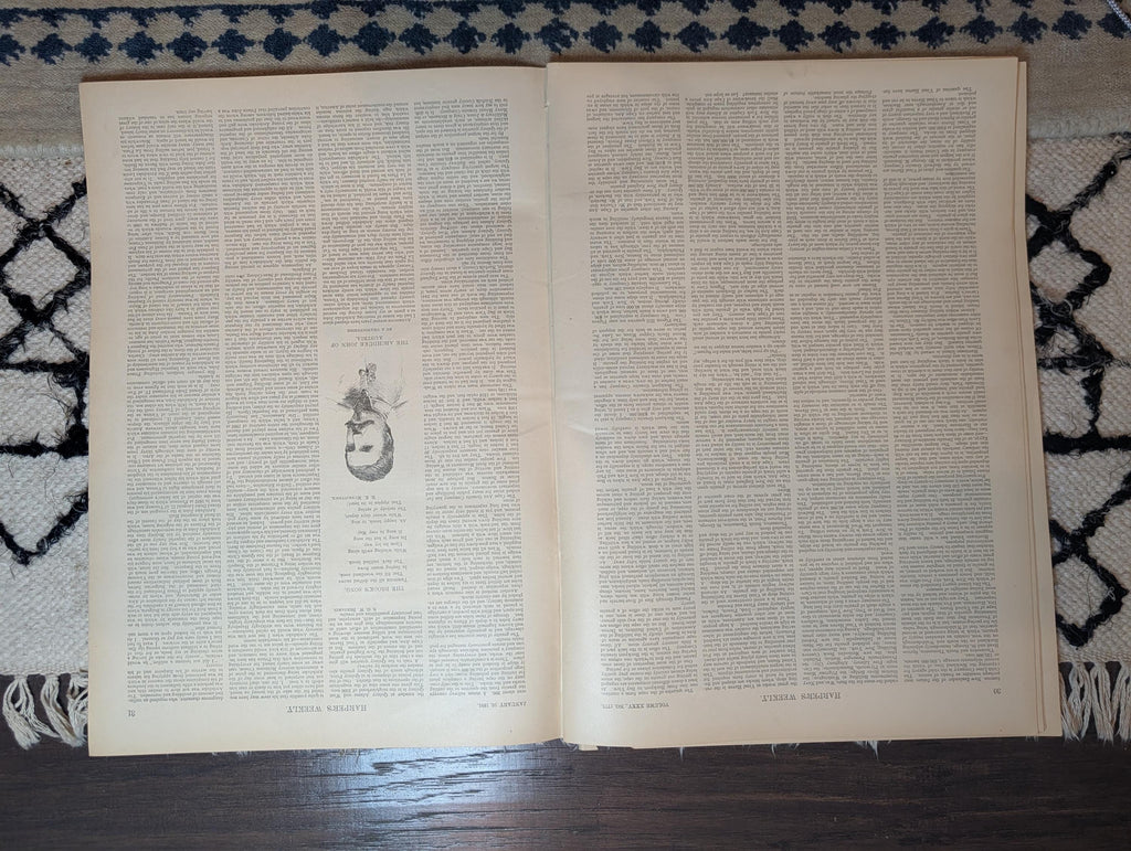 1891 Remington "The Last Stand" Double-Page Centerfold — Buffalo Bill — Jan 10
