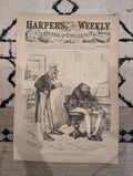 1872 Uncle Sam Nast Harper's Weekly Aug 24 Grant Exodus KKK