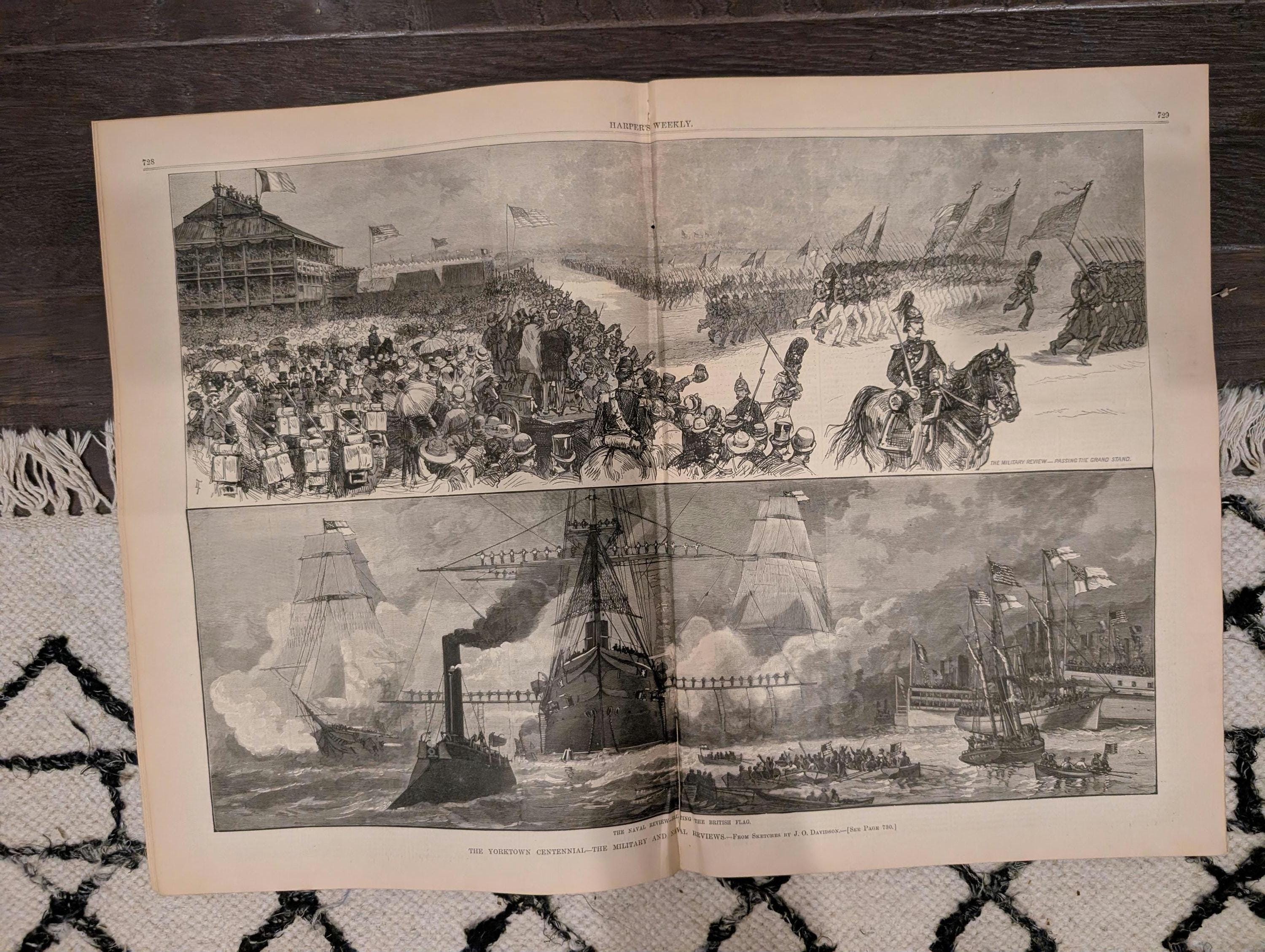 1881 Yorktown Centennial Military Review, Egyptian Priest, Atlanta Cotton Expo — Oct 29