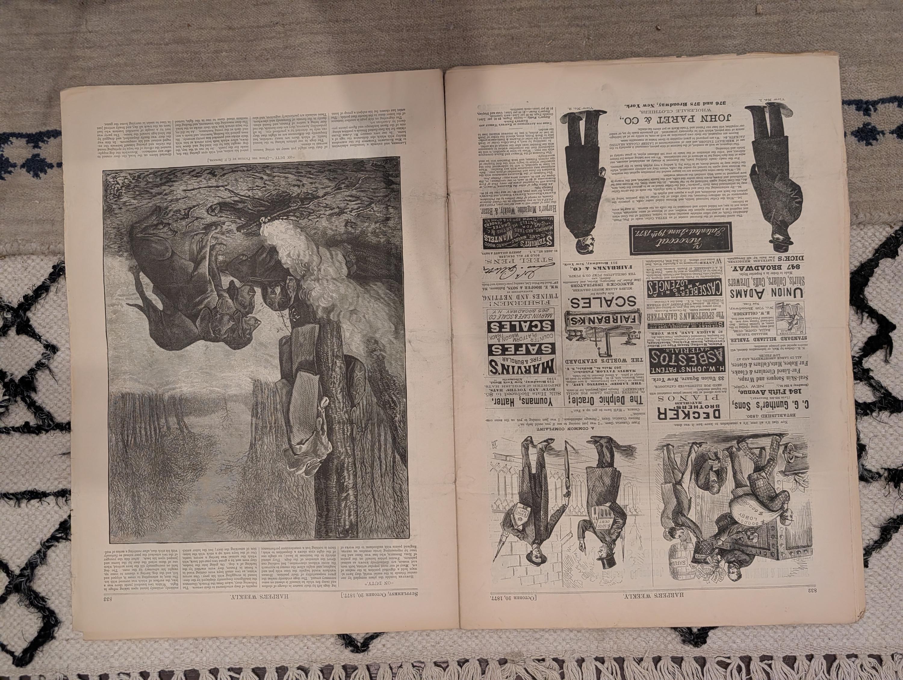 1877 Red Cloud Sioux Delegation, Moonshine Kentucky, China Famine — Oct 20