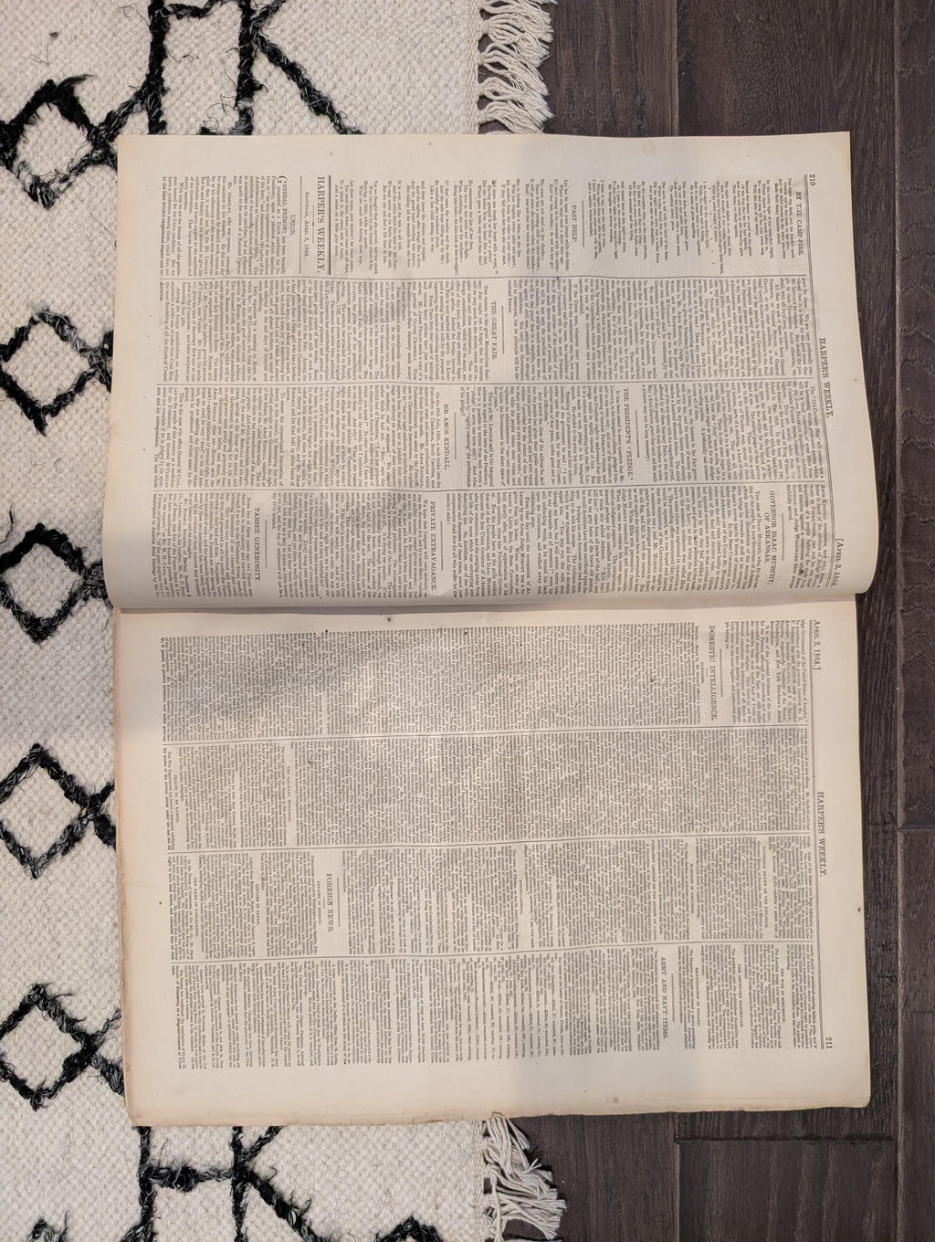Harper's Weekly 1864 April Fool's Day April 02 Thomas Nast Sherman