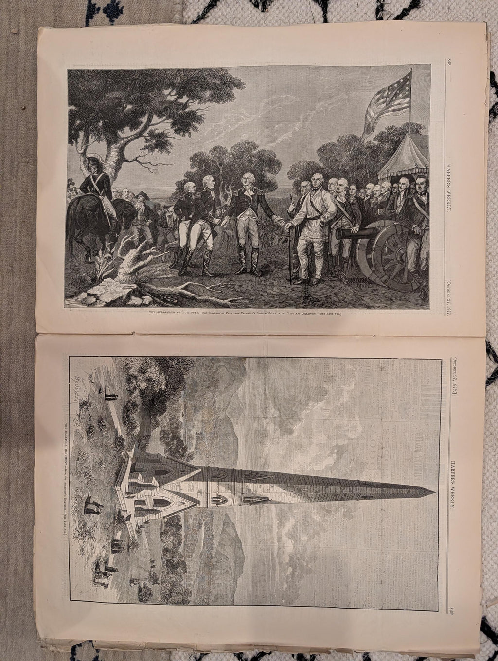 1877 Custer Funeral West Point, Bulgarian Village, Nast — Oct 27