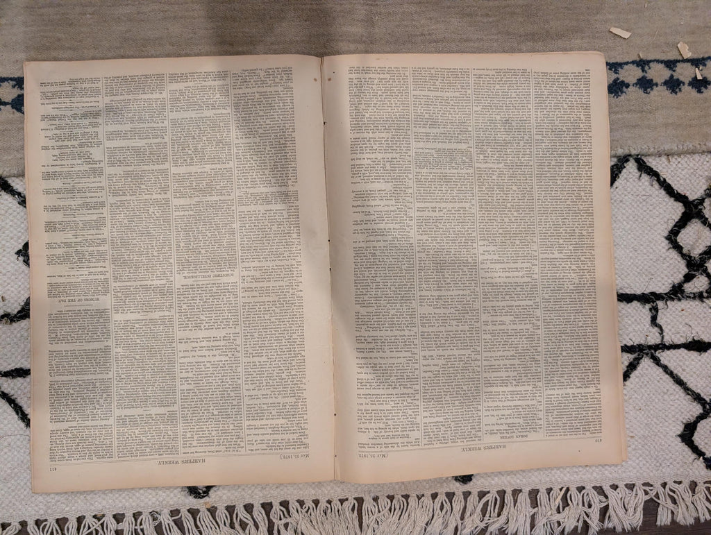 1872 Shah's Palace Teheran Harper's Weekly May 25 Jerusalem Under Temple