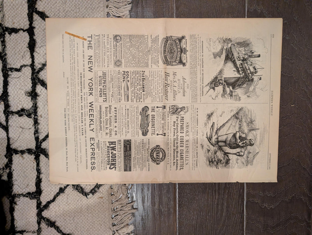 1881 Mauna Loa Lava Flow Hawaii, Newsboys Excursion, Colorado Travel — Sept 3