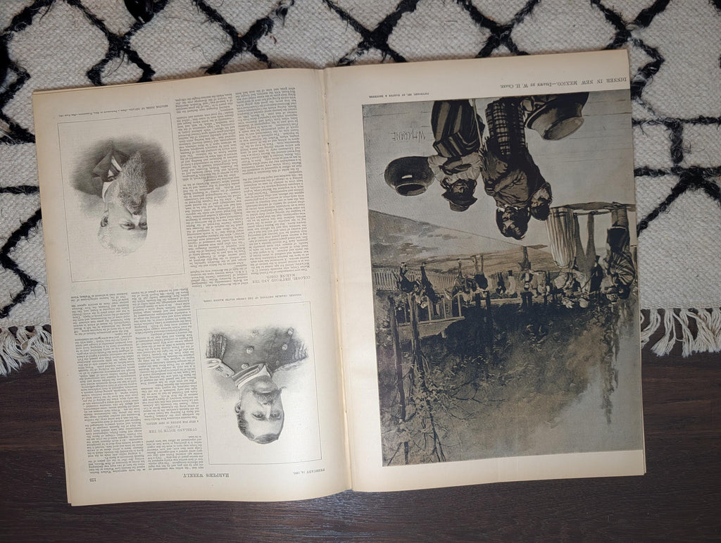 1891 Tournament of Roses Pasadena, NY Rabbi Front Page, Last Sioux War — Feb 14