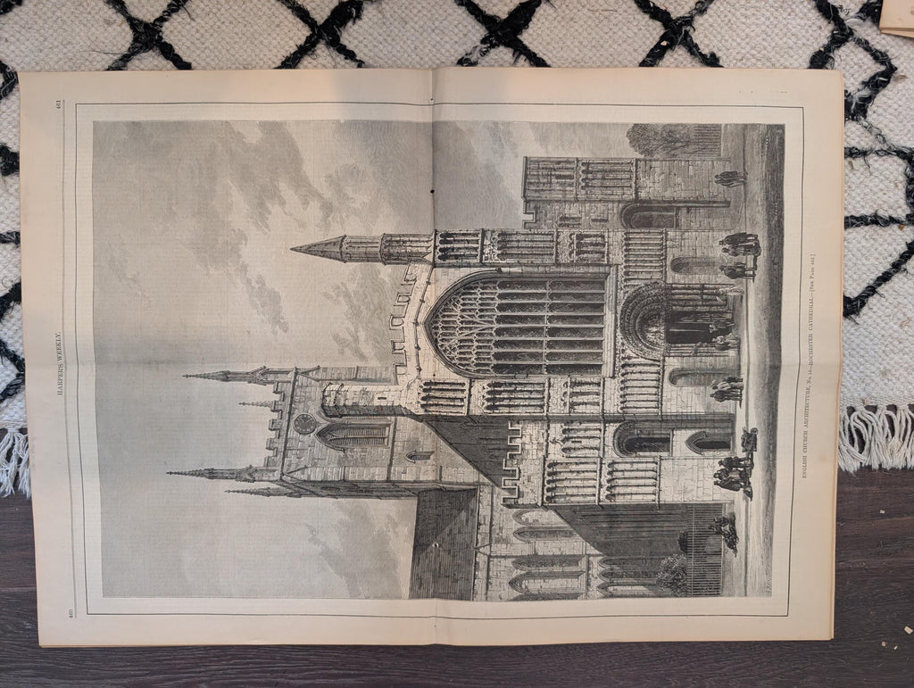 1881 Nast Albany Humiliation, Spirit of '76 Supplement, Rochester Cathedral — Jul 16