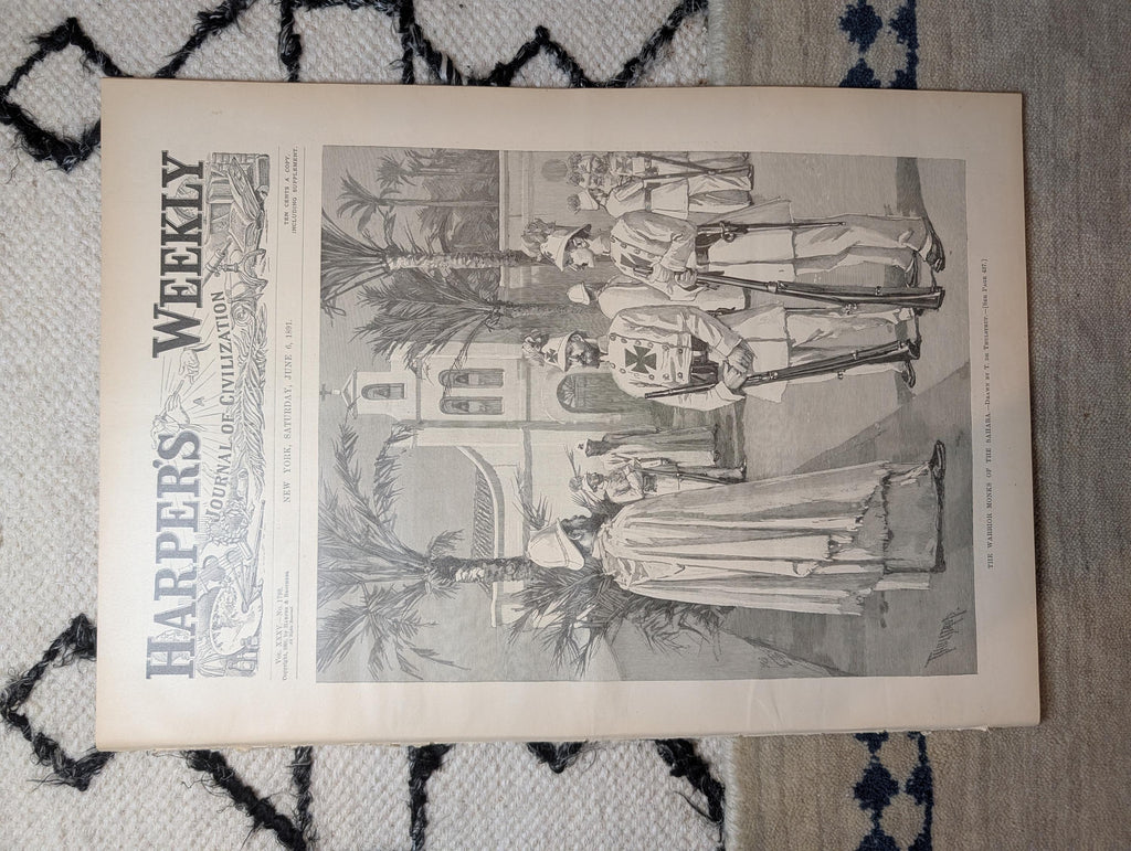 1891 Seattle & Puget Sound Seven-Scene Centerfold, Washington State — Jun 6