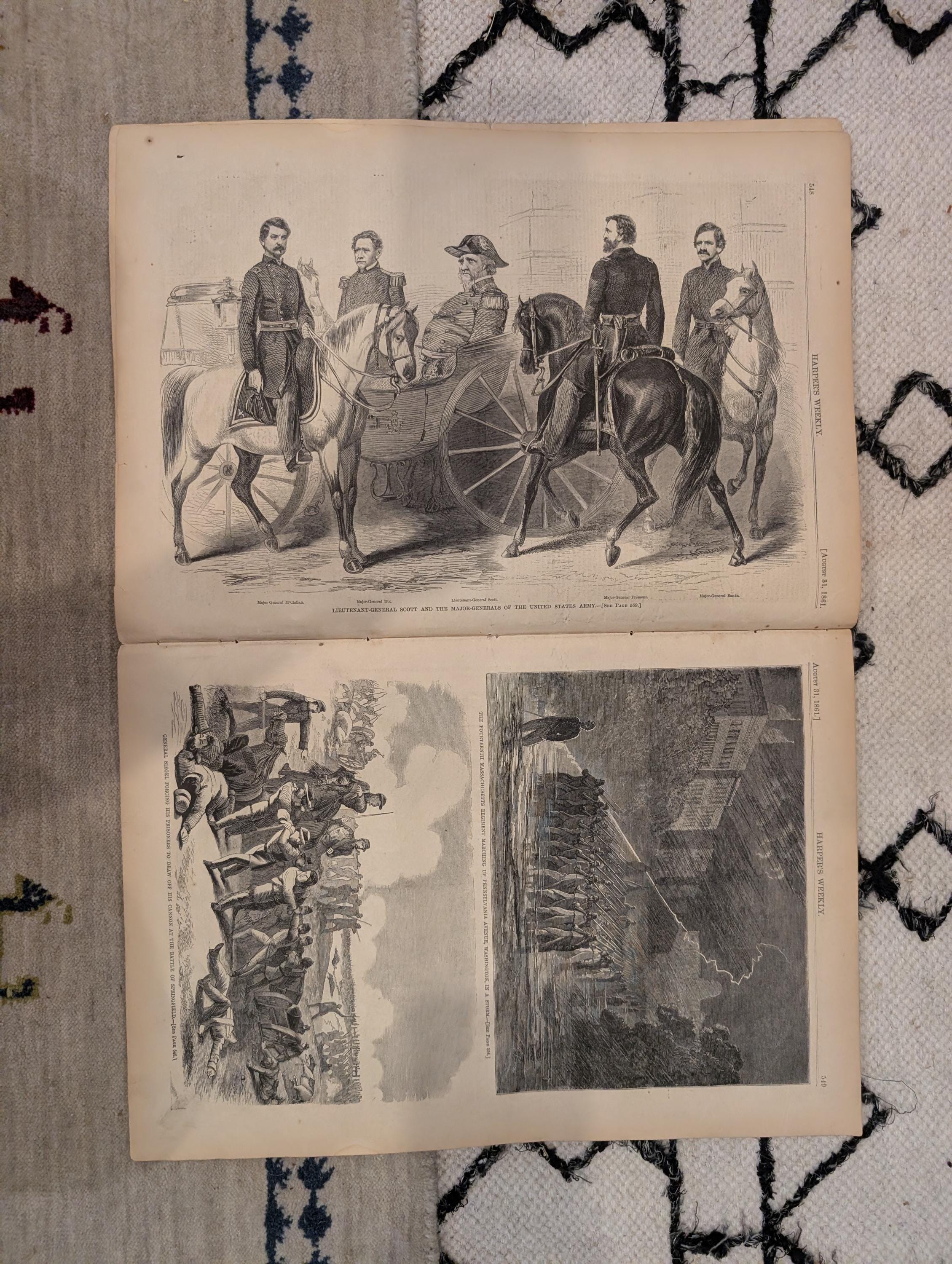 1861 Winslow Homer Havelocks Harper's Weekly June 29 Big Bethel Zouaves