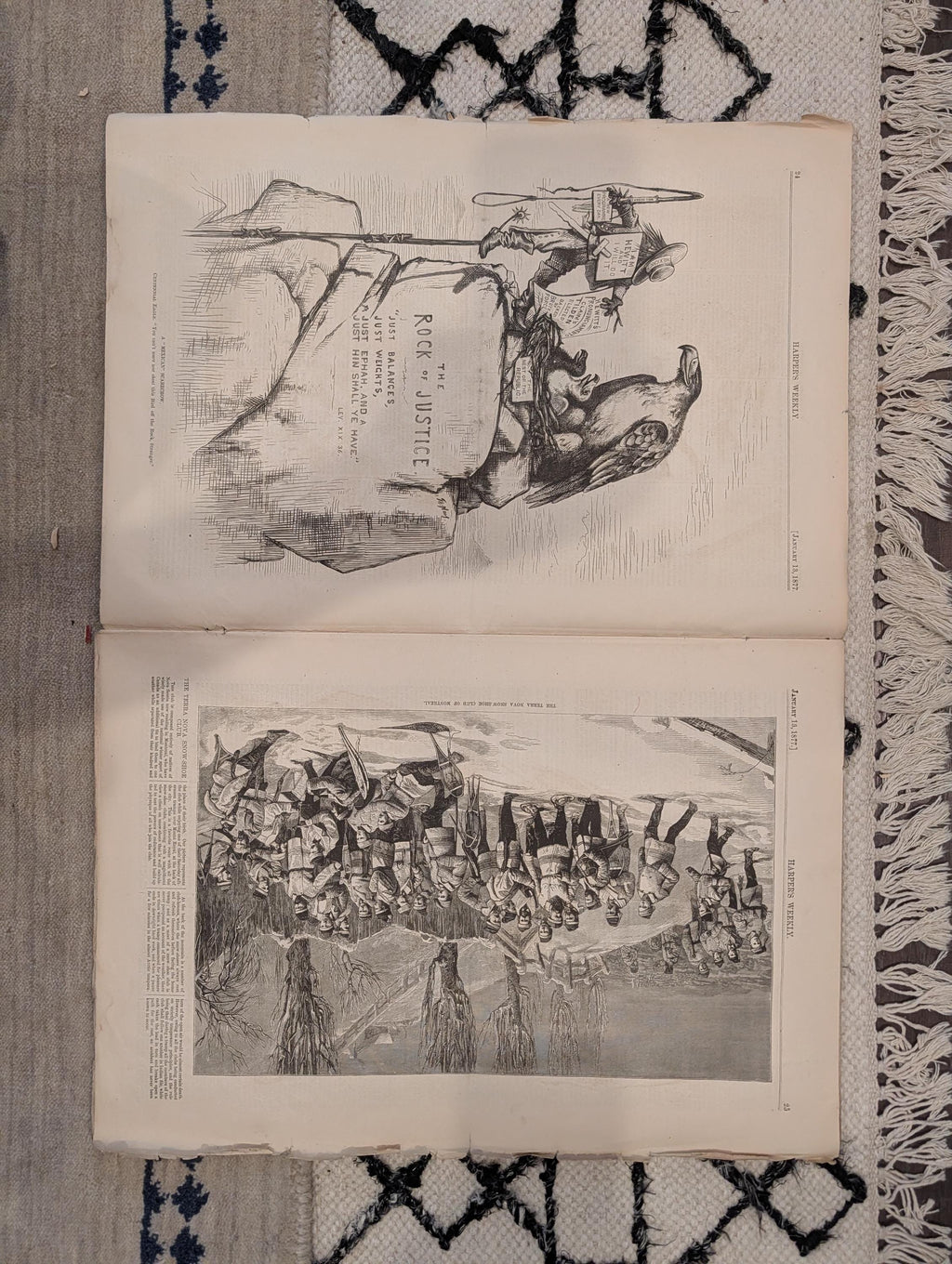 1877 Hudson Bay Christmas, Cherokee Syllabary, Italian Children — Jan 13