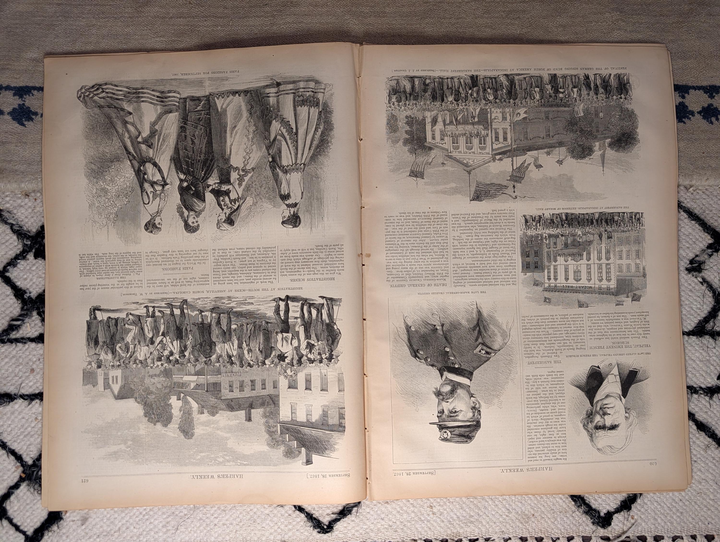 1867 Horace Greeley Oration, Hop Picking NY, Black Voter Registration NC — Sep 28