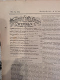 1874 Woodhull & Claflin's Weekly — Victoria Woodhull, High Altitude Flight, Socialists — Nov 21