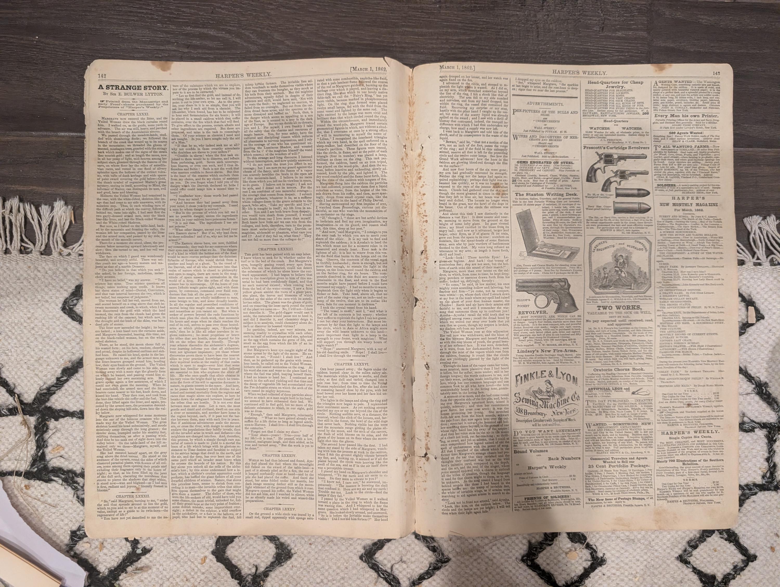 Harper’s Weekly – March 1, 1862 | Civil War: Fort Donelson, Roanoke Island, Savannah River, Kentucky, NC
