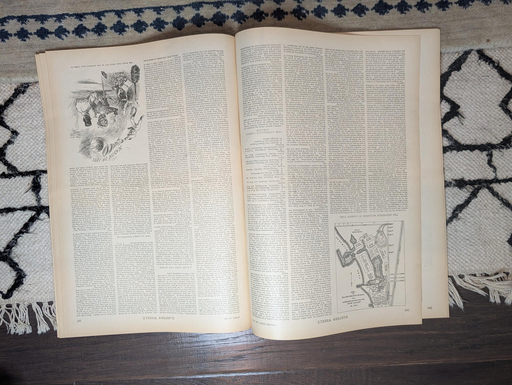 1891 P.T. Barnum Obituary, Columbian Exposition Bird's-Eye View — Apr 18