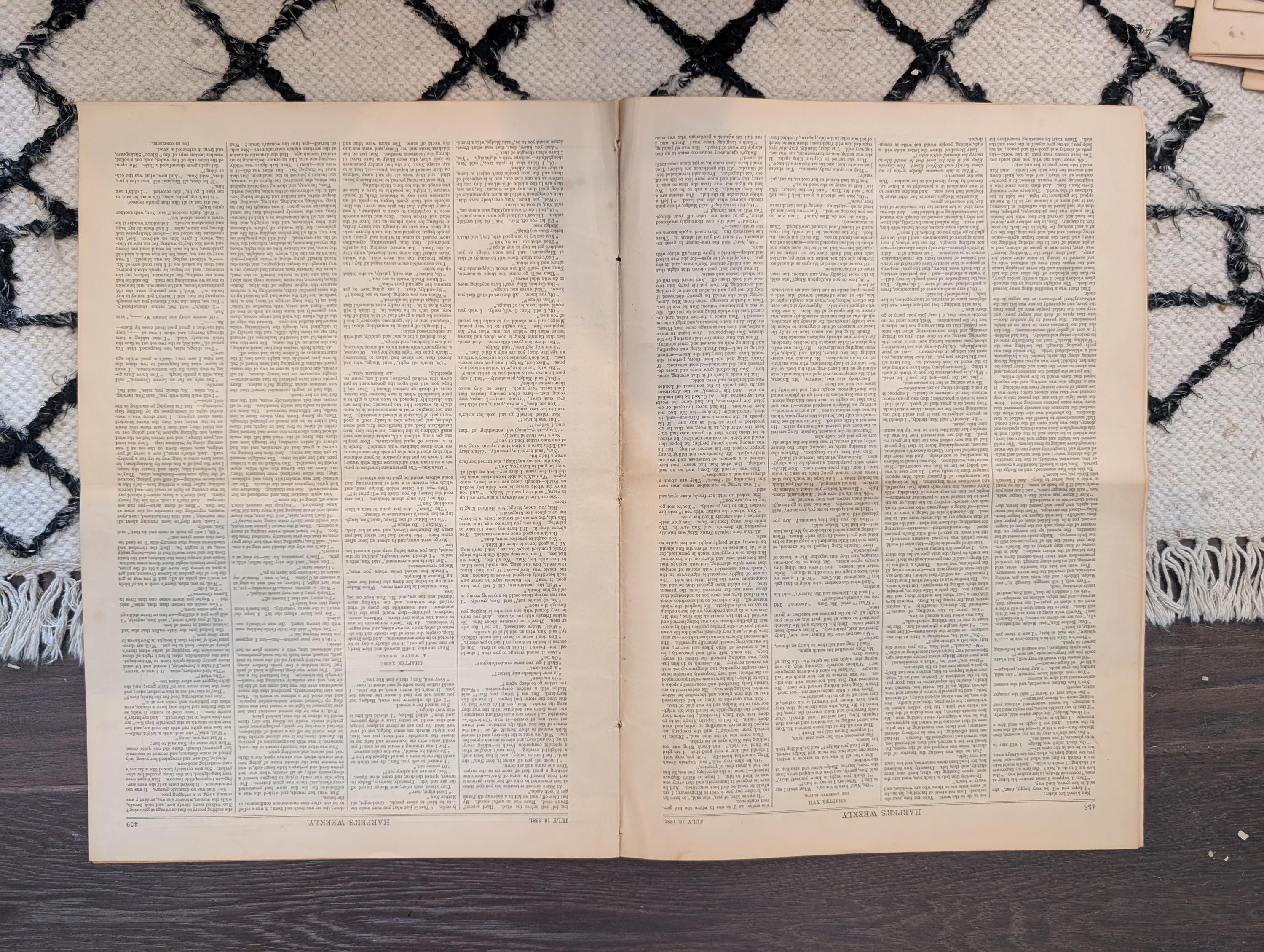 1881 Nast Albany Humiliation, Spirit of '76 Supplement, Rochester Cathedral — Jul 16