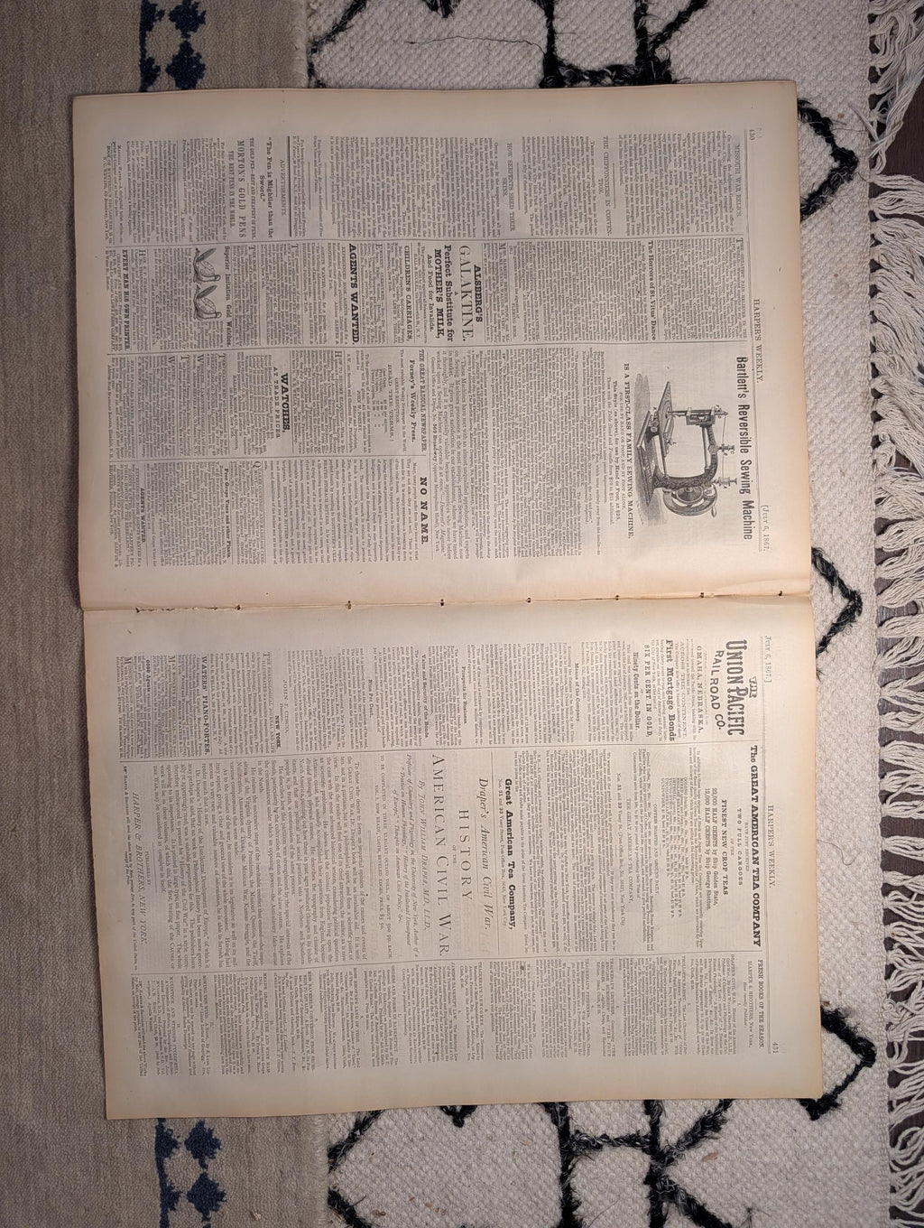 1867 Buffalo Hunting on the Plains, New Boston Masonic Hall — Jul 6