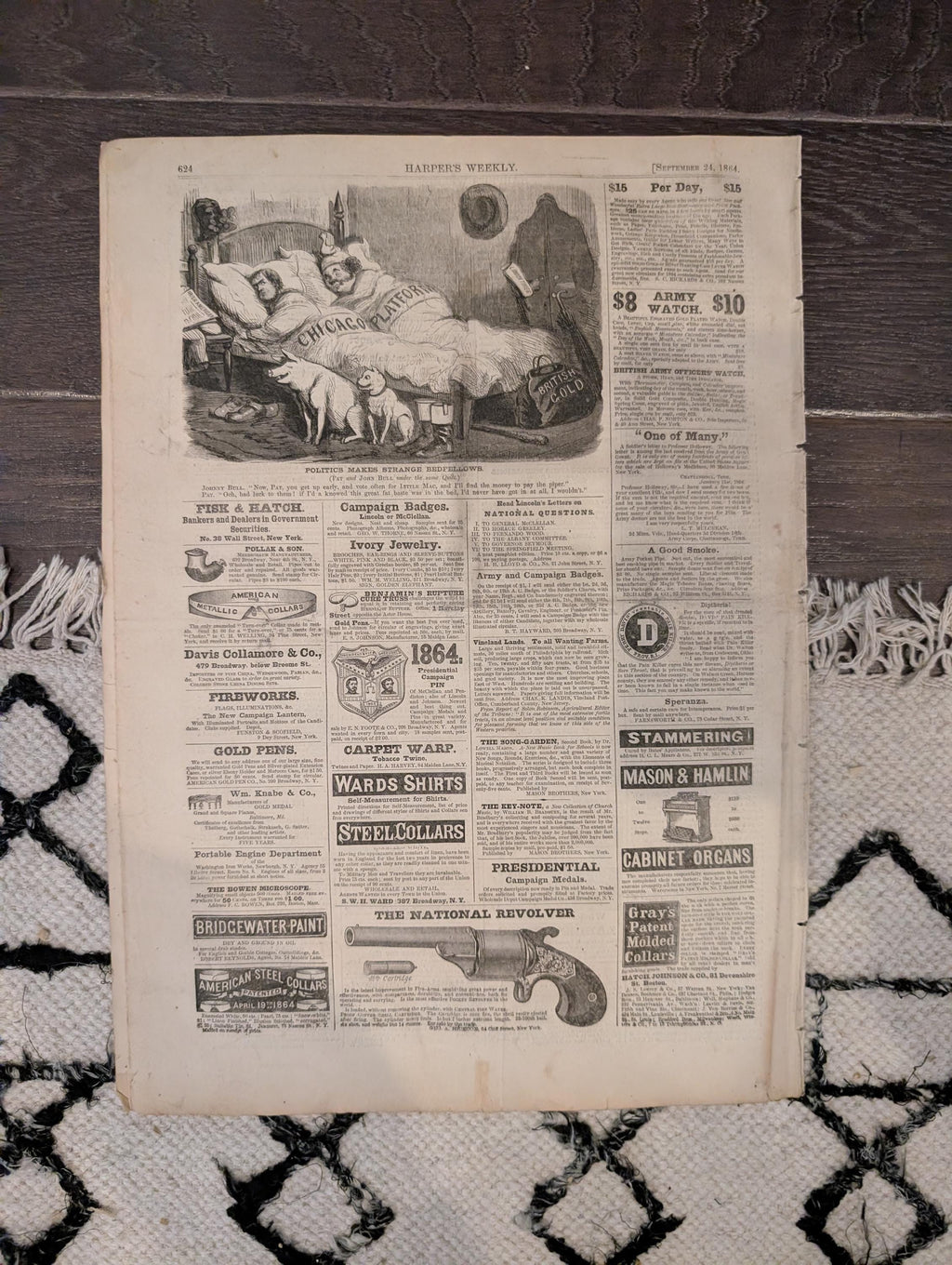 1864 Thomas Nast Blessings of Victory Harper's Weekly September 24 John Morgan