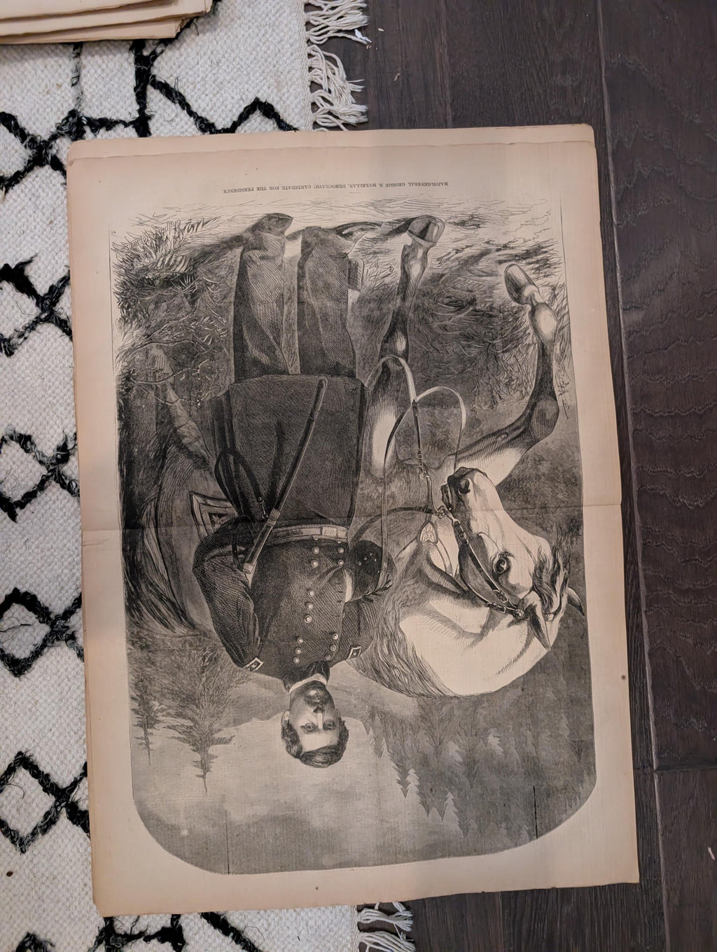 1864 George McClellan Harper's Weekly September 17 Admiral Farragut Mobile Bay
