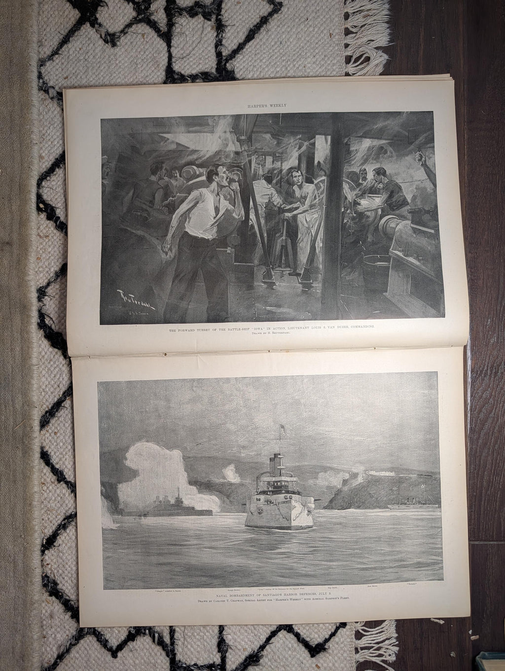 1898 Hawaii Annexation, "You May Fire Gridley" Funeral, Santiago — Jul 23