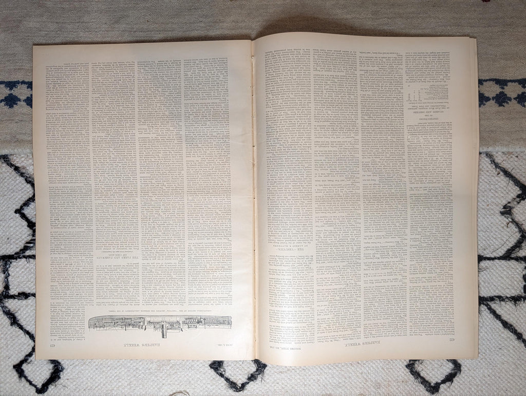 1891 Seattle & Puget Sound Seven-Scene Centerfold, Washington State — Jun 6