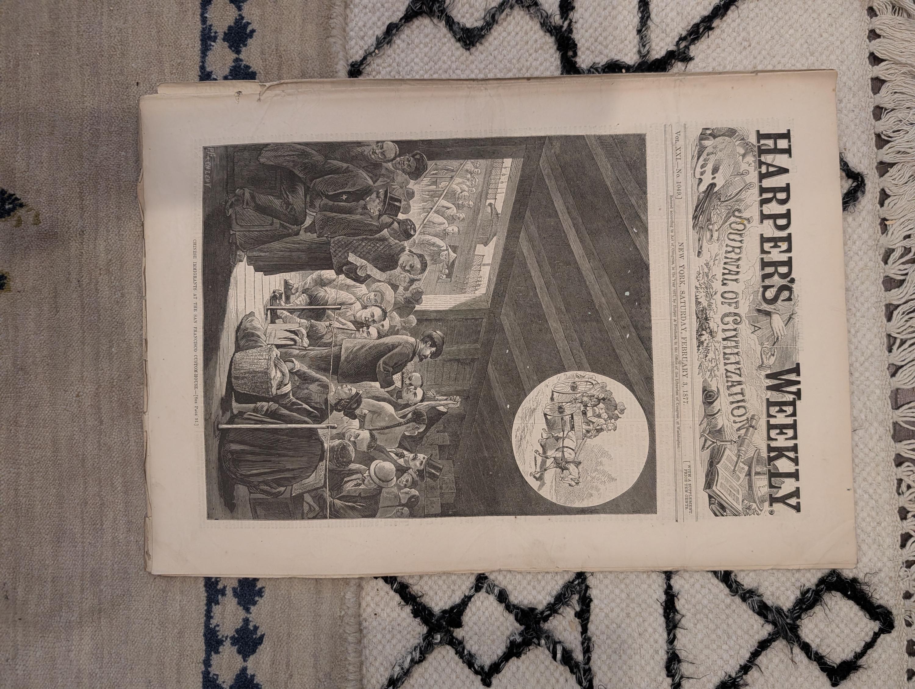 1877 Chinese Immigrants SF, Tory Drummed Out, Russia War Prep — Feb 3