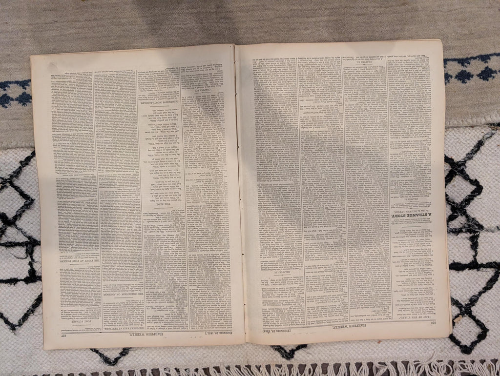 1861 Burning of Charleston Harper's Weekly Dec 28 Fort Pickens Missouri Refugees