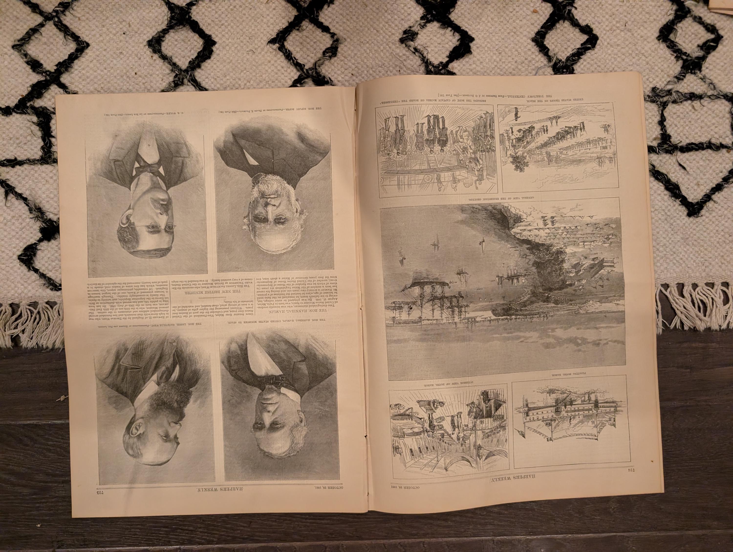 1881 Yorktown Centennial Military Review, Egyptian Priest, Atlanta Cotton Expo — Oct 29