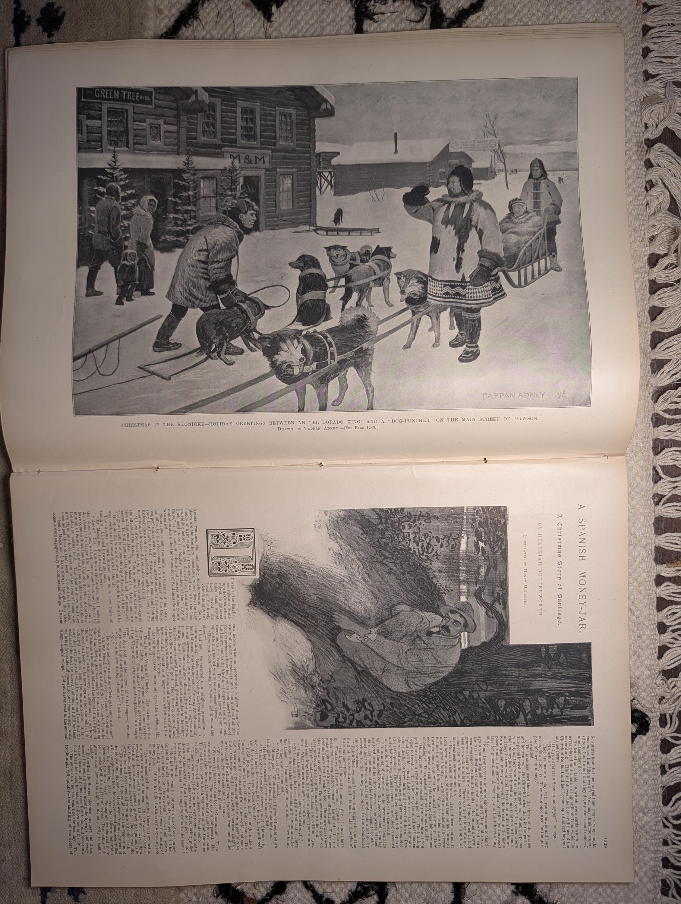 1898 Remington Bronze Statuettes, Christmas Klondike & West Point, Puerto Rico Cockfight — Dec 17