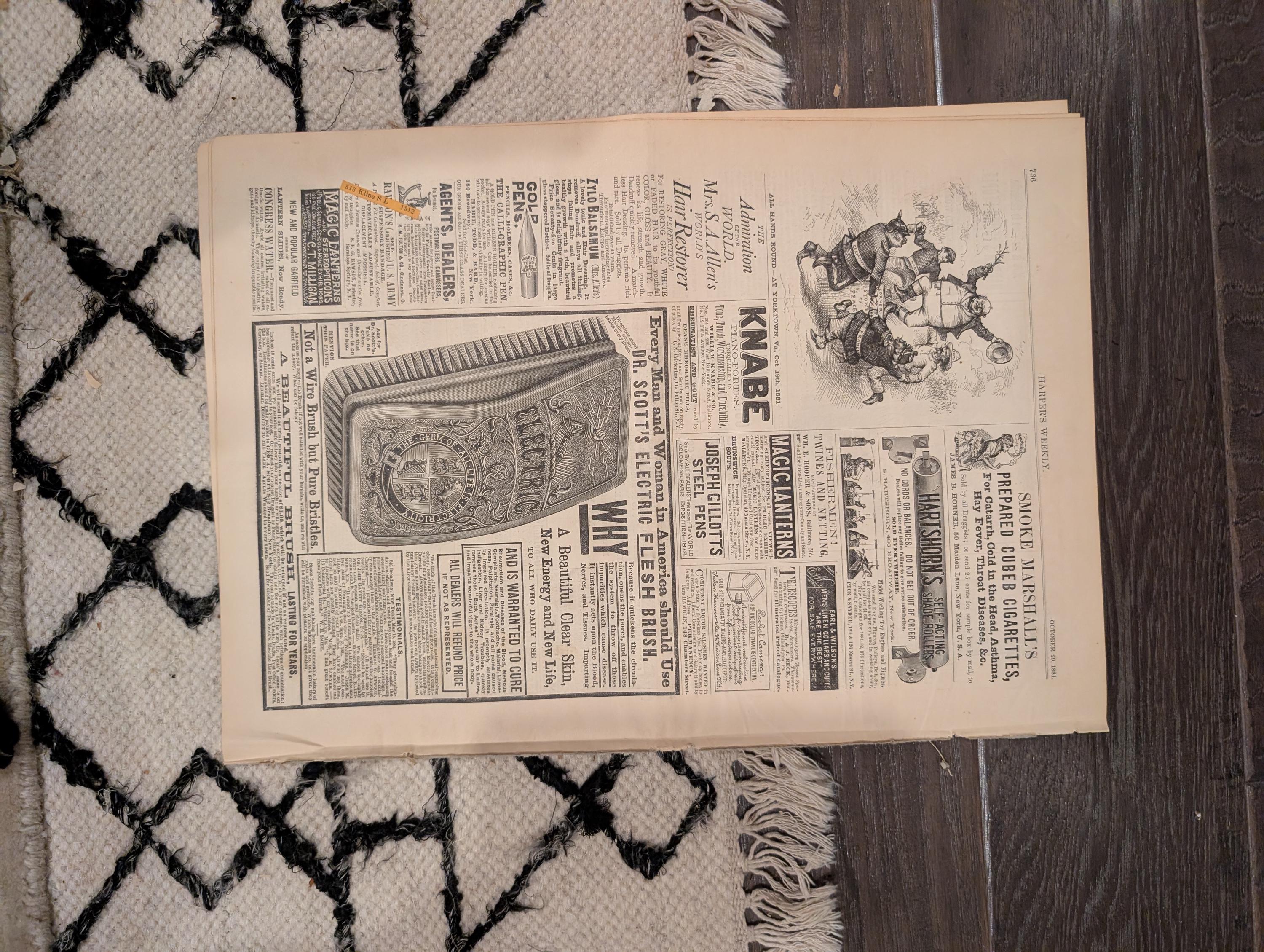 1881 Yorktown Centennial Military Review, Egyptian Priest, Atlanta Cotton Expo — Oct 29