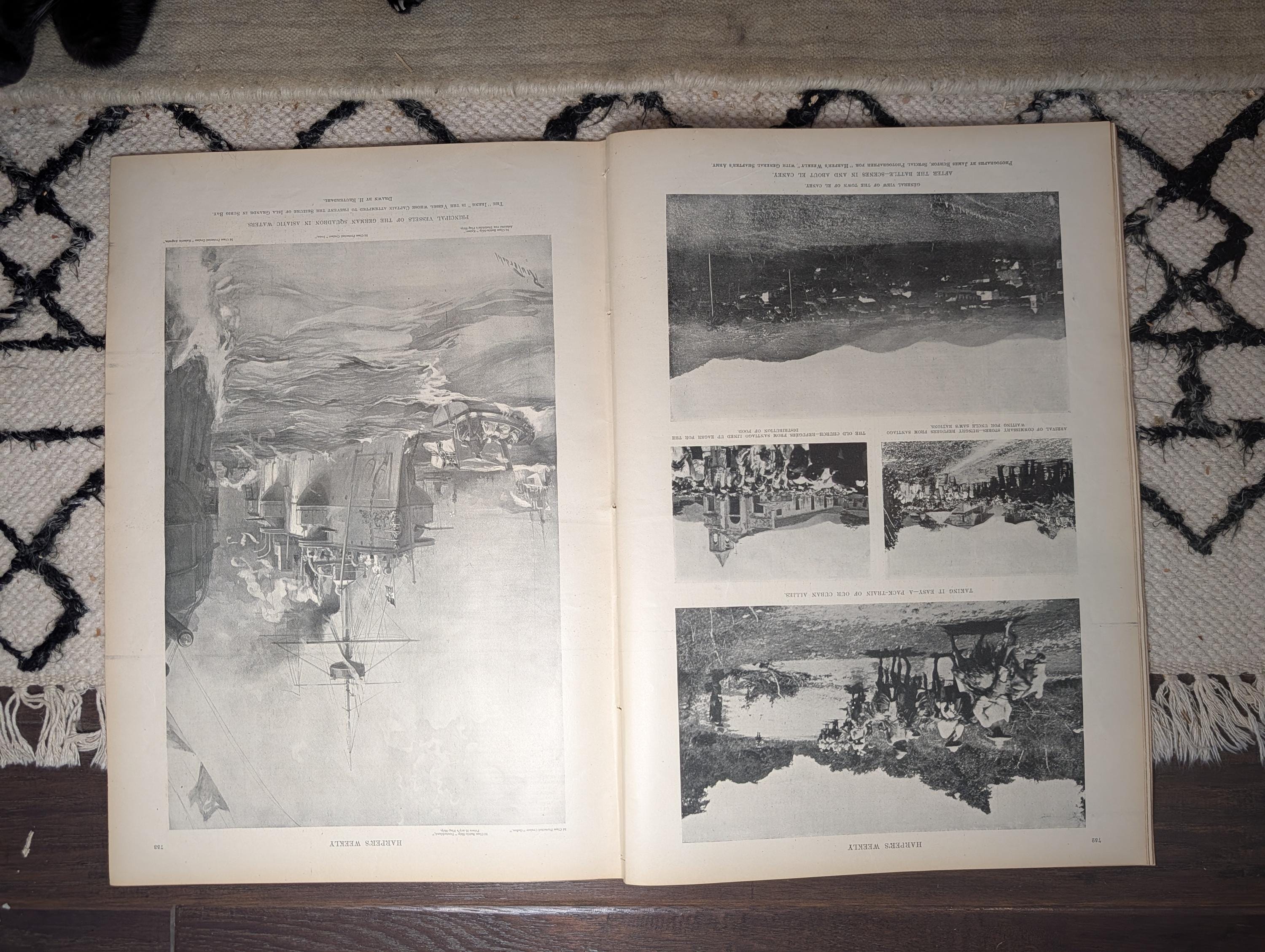1898 San Juan Hill Charged & Captured, Cervera's Fleet Destroyed — Jul 30