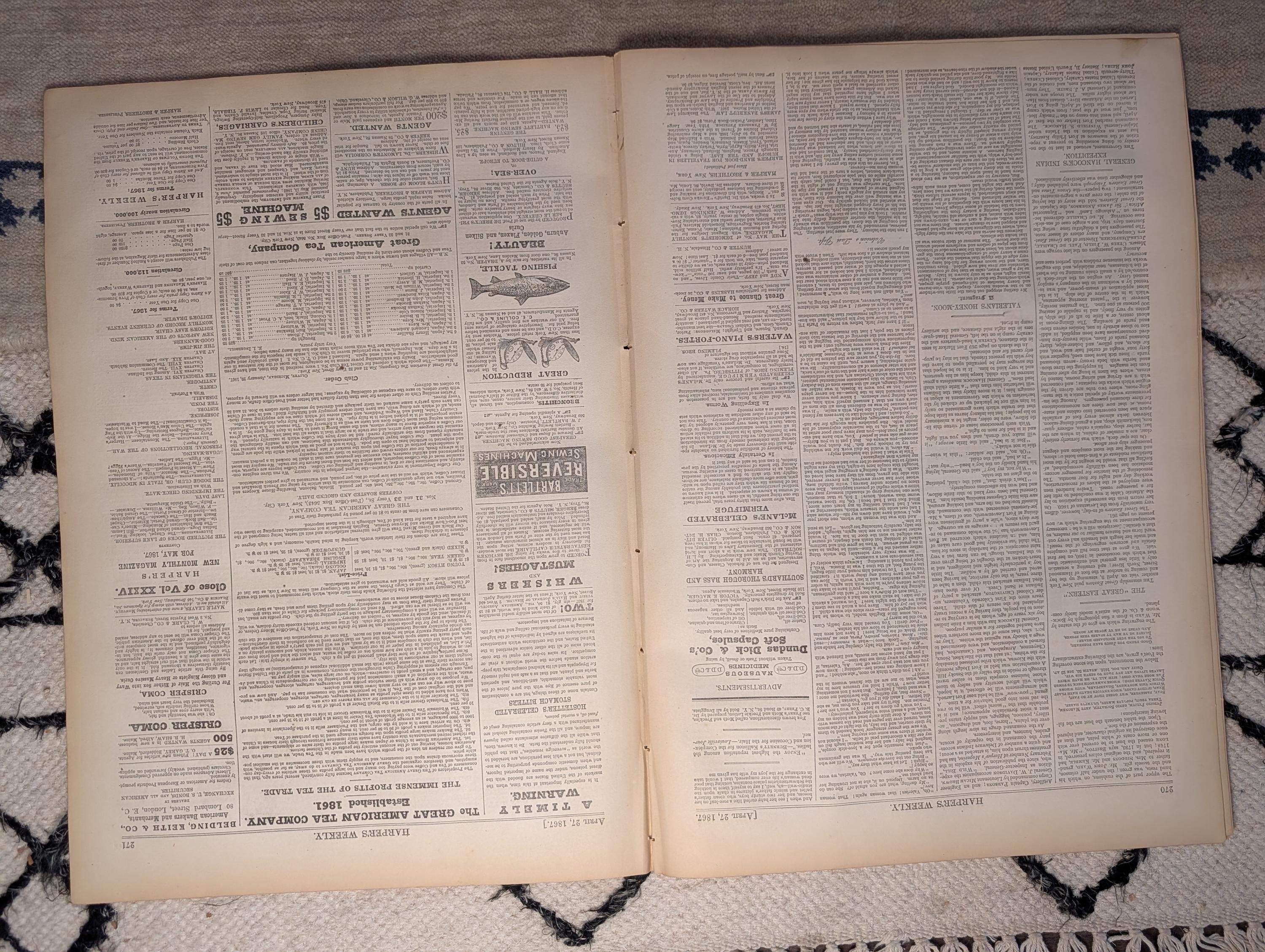1867 Nast Lincoln & Drummer Boy (Met Museum), Supreme Court Interior — Apr 27