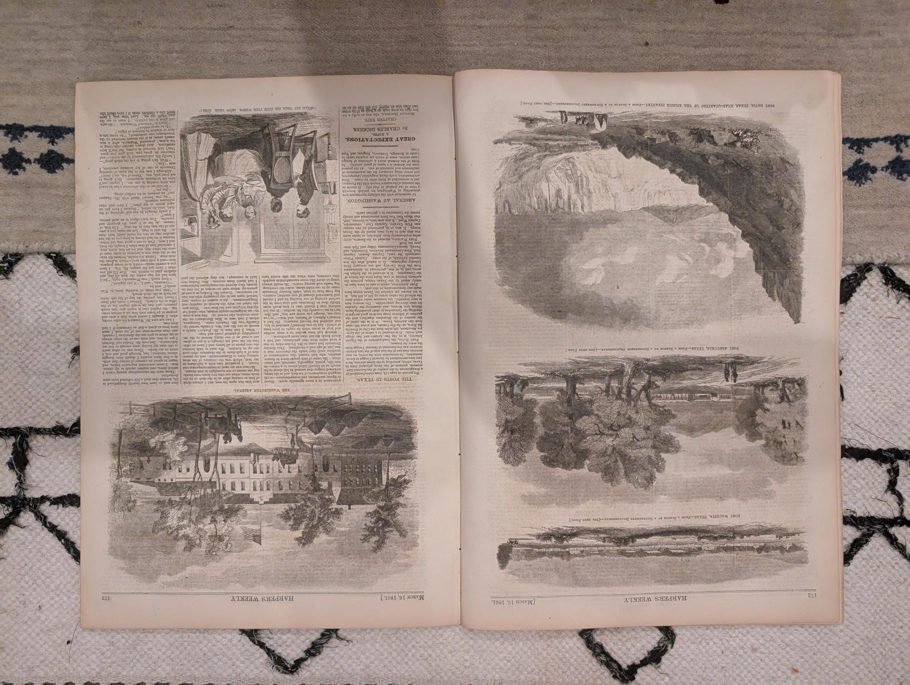 1861 Lincoln Inauguration Winslow Homer Harper's Weekly March 16 Norfolk Navy Yard