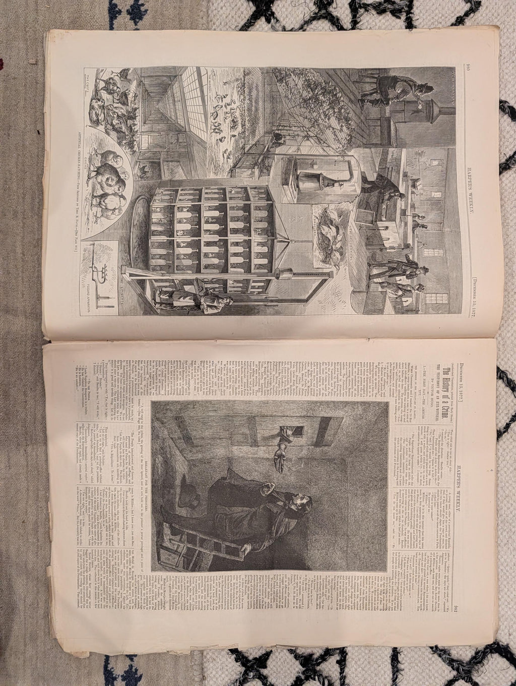 1877 USS Huron Shipwreck Kitty Hawk, Artificial Chicken Hatching, Nast — Dec 15