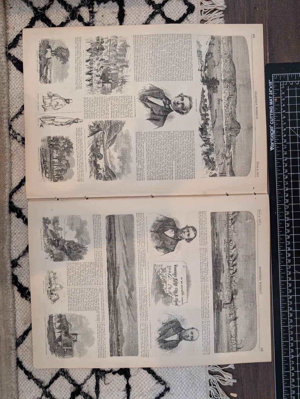 1857 Cincinnati and St. Louis Harper's Weekly July 04 Henry Clay Kentucky