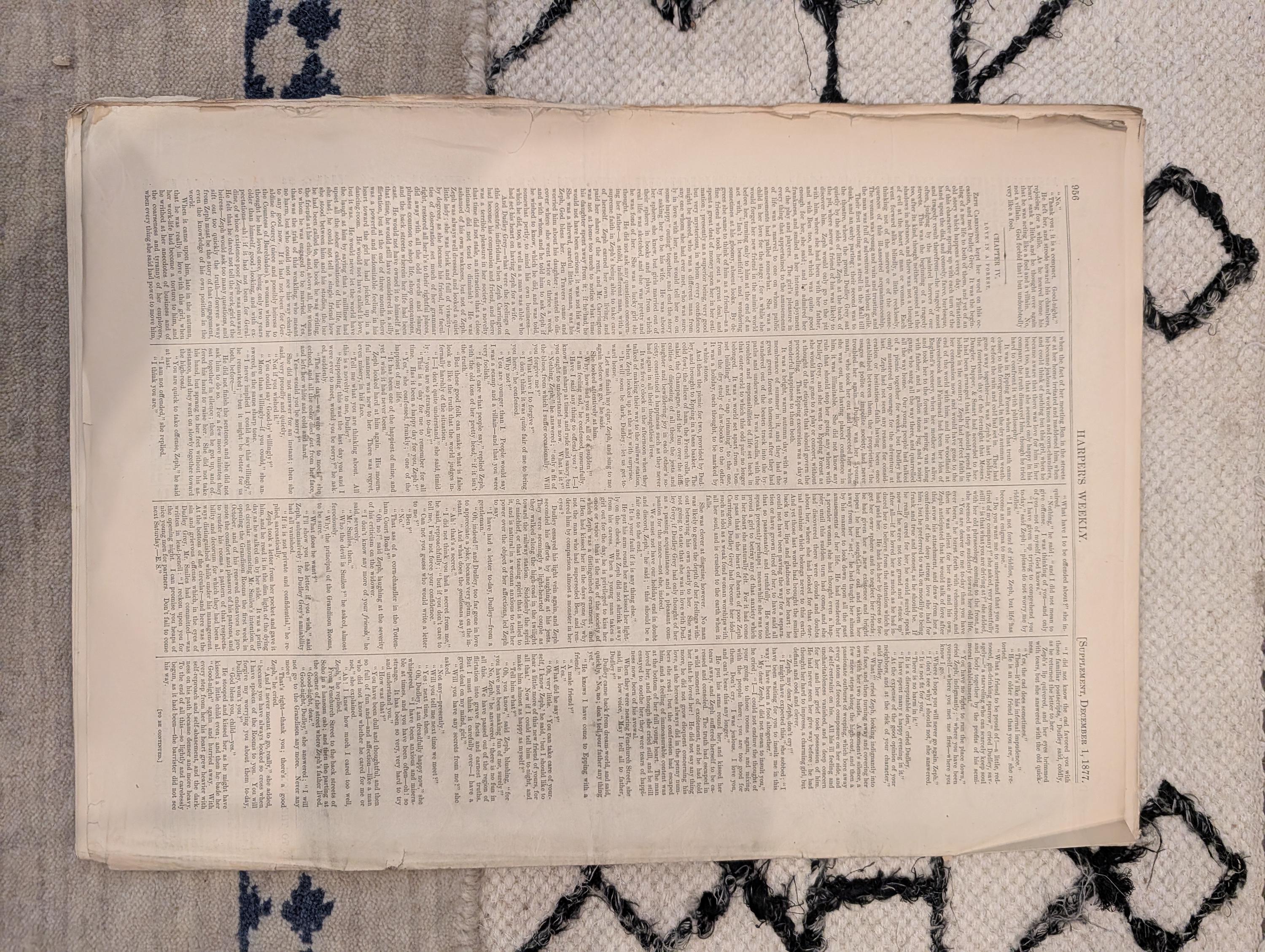 1877 Morton Funeral, Plevna Skirmish Circassians, Nast, Doctors — Dec 1