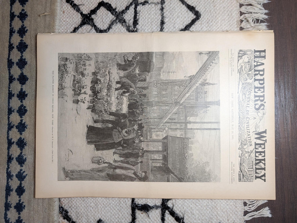 1891 Robert Peary Arctic, Metropolitan Museum Cntfd, Union Square Flowers May 23