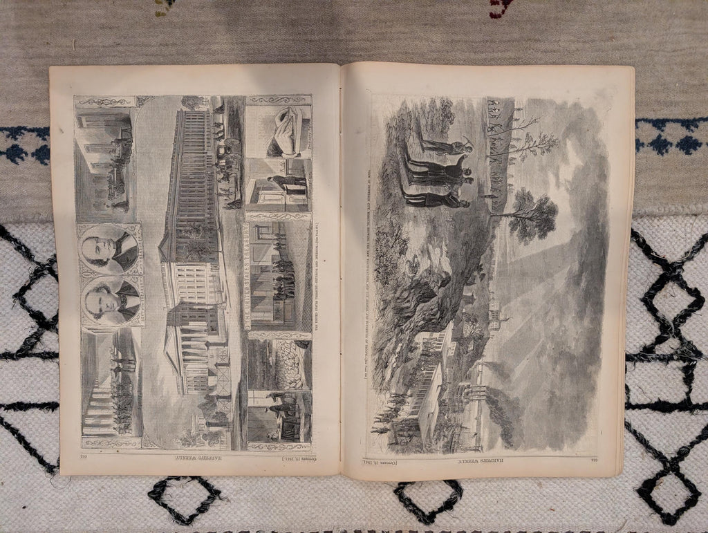 1861 War Map of Kentucky Harper's Weekly Oct 19 Ironclad Sherman Louisville