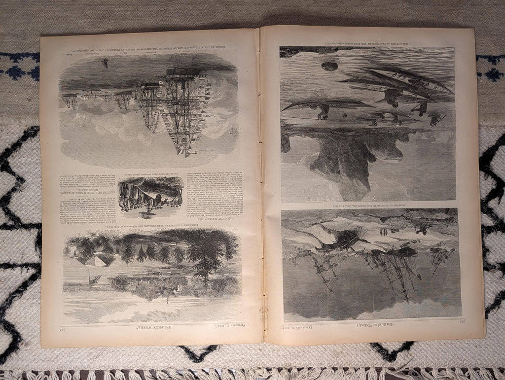 1867 Admiral Farragut & Empress of France, Seal Hunting, Agri Fair — Sep 21