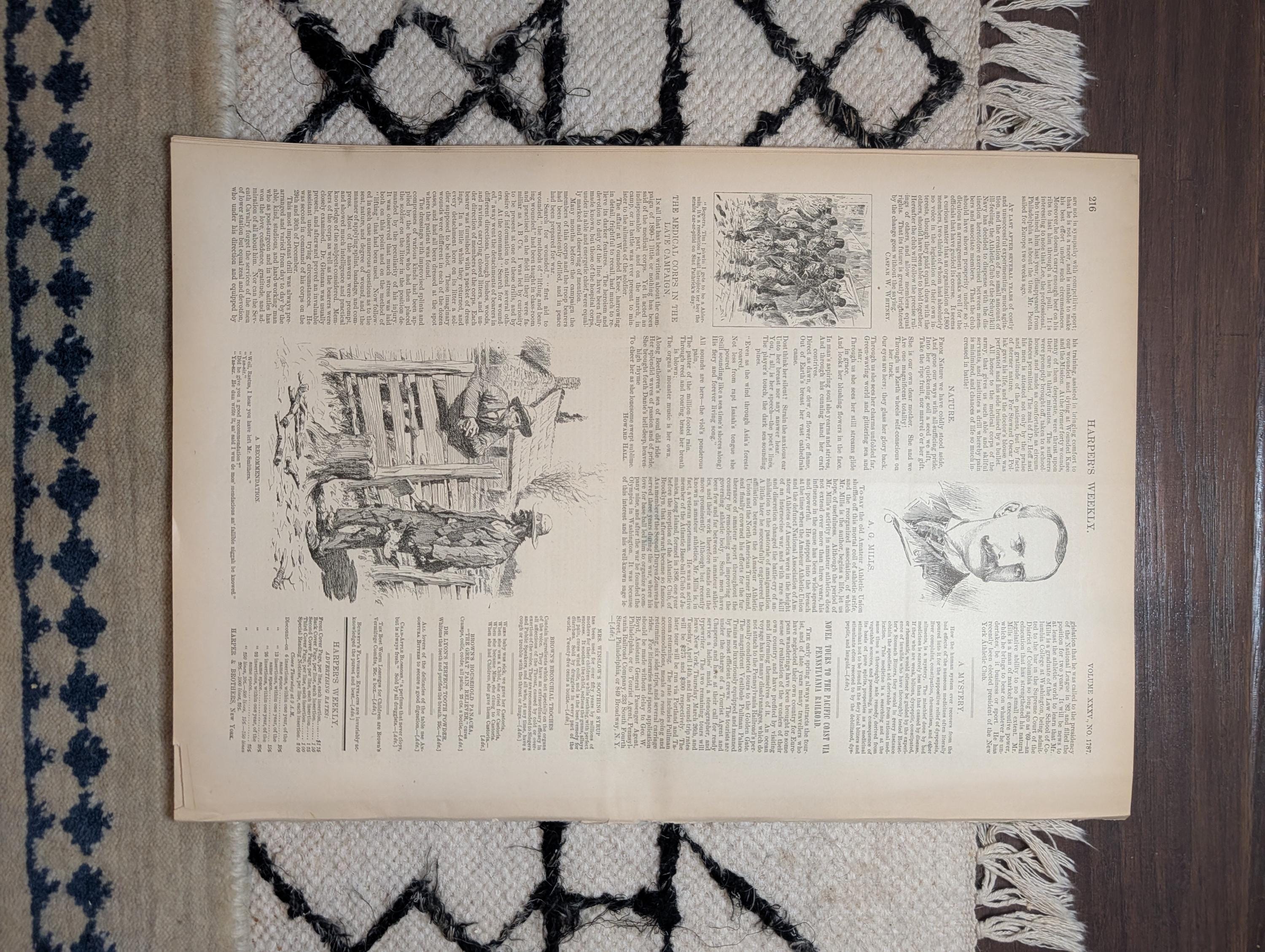1891 Broadway & Sixth Avenue Centerfold, Marshall Field, Pratt Institute — Mar 21