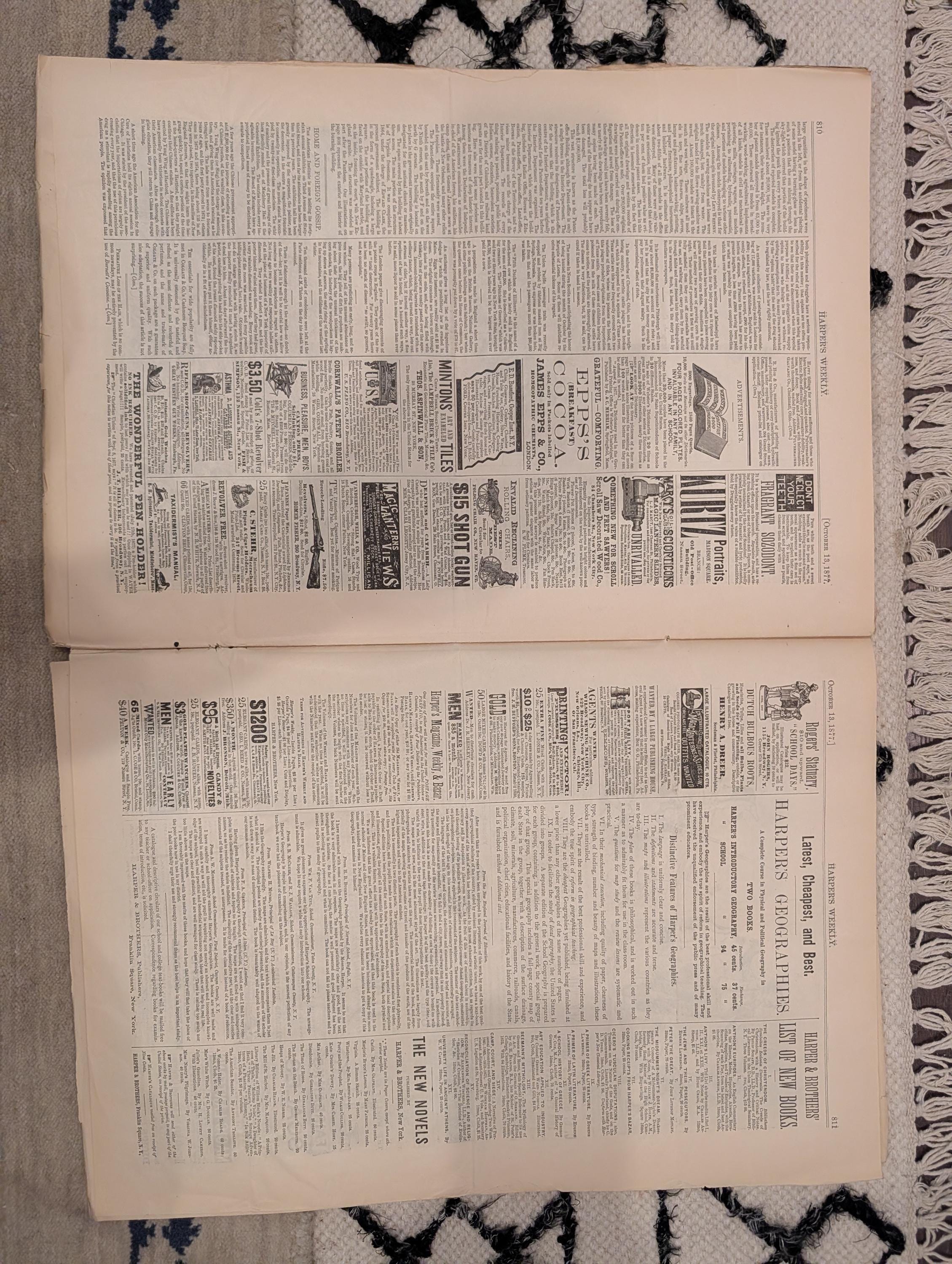 1877 Making Cartridges, Delaware Water Gap, Cloister Life — Oct 13