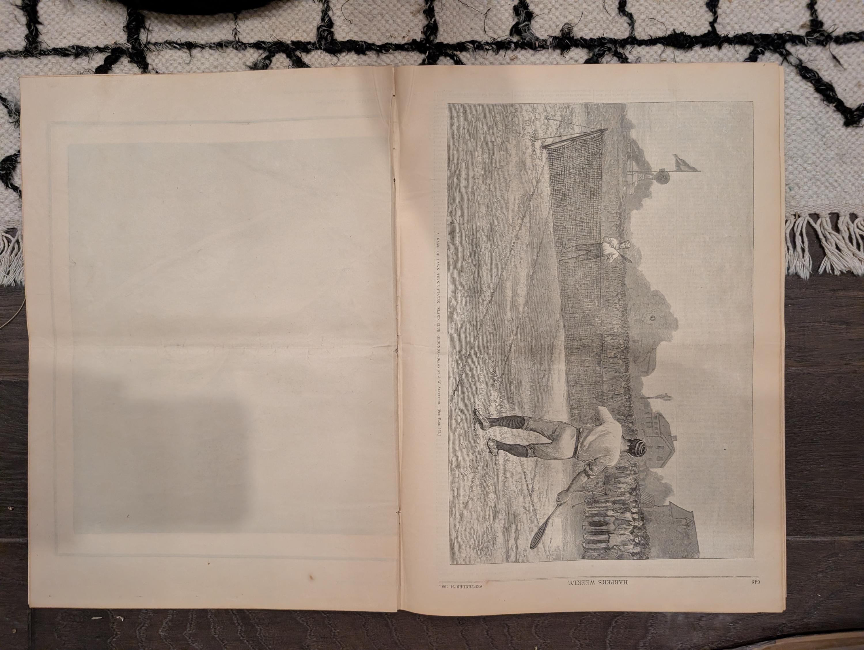 1881 Garfield Death Foldout, Early Tennis Staten Island, Opium Smoking NYC — Sep 24