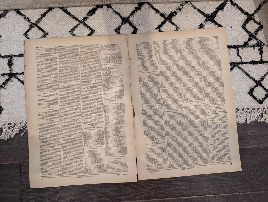 Harper's Weekly 1864 Metropolitan Fair April 23 Indian War Dance