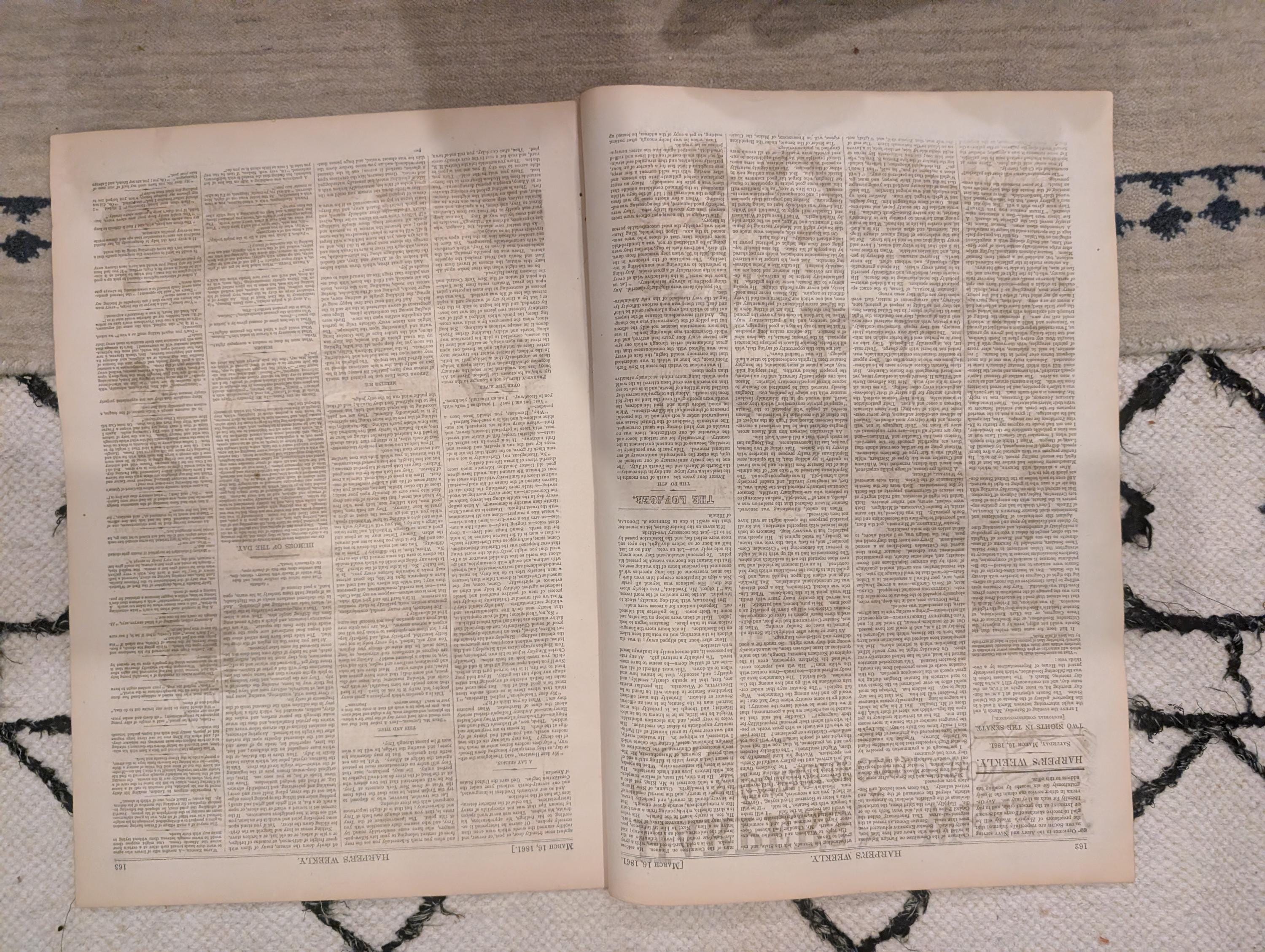 1861 Lincoln Inauguration Winslow Homer Harper's Weekly March 16 Norfolk Navy Yard