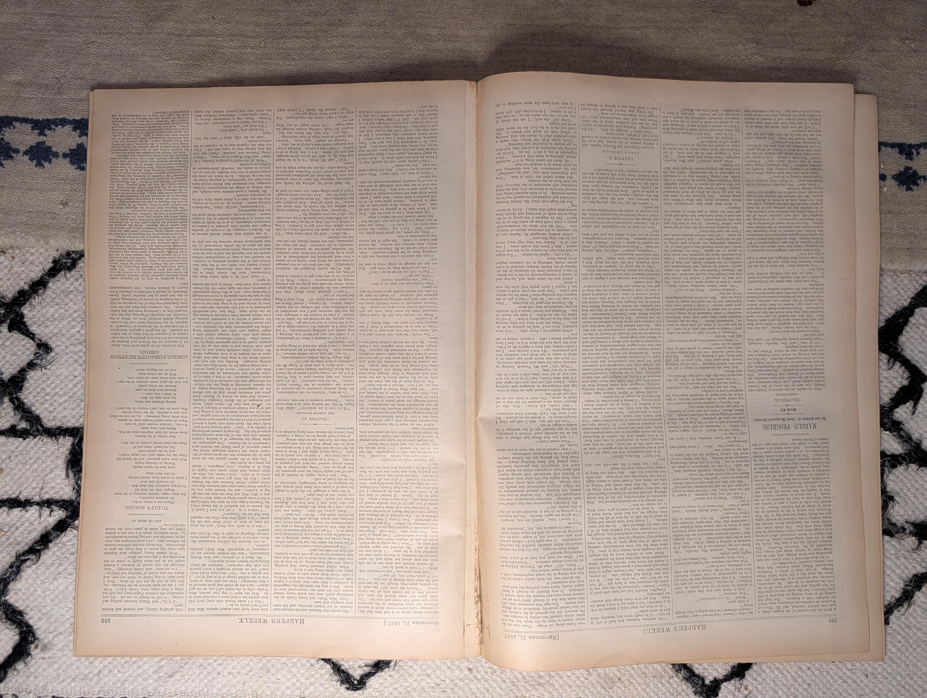 1867 Admiral Farragut & Empress of France, Seal Hunting, Agri Fair — Sep 21