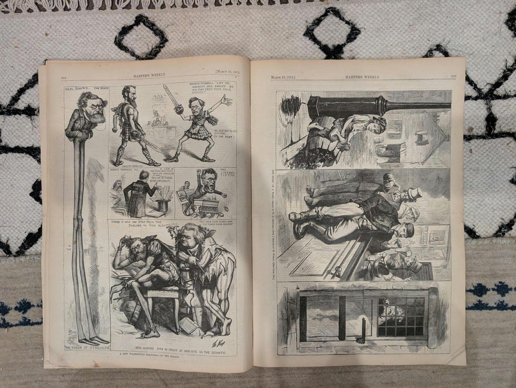 1872 Wagga-Wagga Tichborne Case Harper's Weekly March 23 Thomas Nast