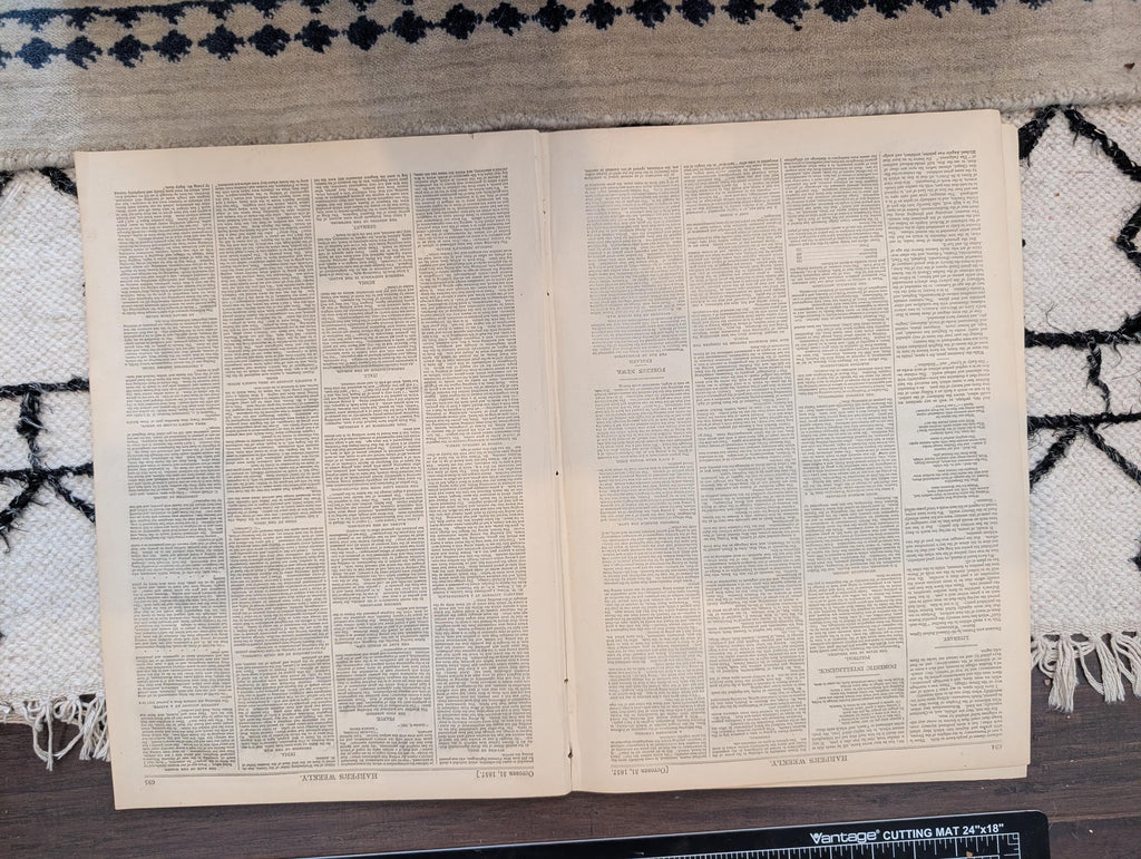 1857 Charles Dickens Harper's Weekly October 31 Panic of 1857 Wall Street