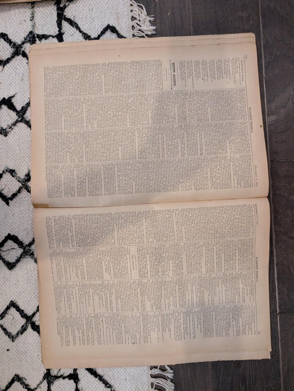 1864 George McClellan Harper's Weekly September 17 Admiral Farragut Mobile Bay